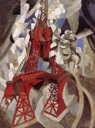 Eiffel Tower  Red tower, Delaunay, Robert